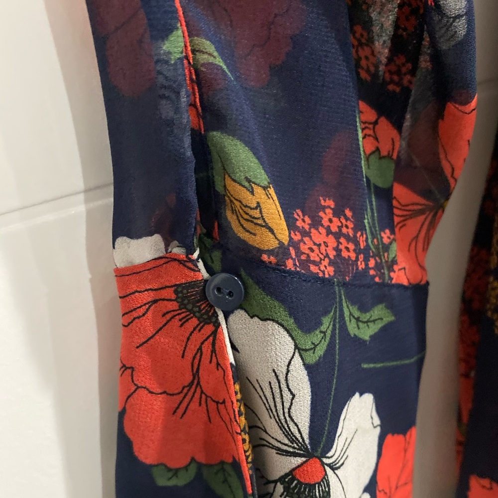 Zara Floral Dress Size M - Picture 4 of 4